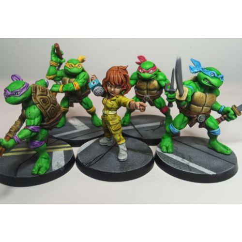 Düşük Poligon TMNT Arkadaşları Seti Rip By Mcka3ax (Bu ürün Sadece Plastik parçadır - Almadan Önce Soru Sorabilirsiniz)