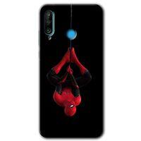 MRCİLETİSİM Huawei P30 Lite Kılıf Baskılı Kapak - Örümcek Adam +Tam Ekran Koruyucu