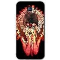 Galaxy A8 2016 Kılıf HD Desen Baskılı Arka Kapak - Kurt Kız