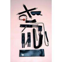 Kırbaç Kelepçe Set, 7'li Fantezi Kelepçe Takım, El-Ayak Kelepçesi, Maske, Ağız Topu