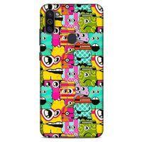 Graffitix (39) Desenli Silikon Kapak Samsung Galaxy M11 Kılıf