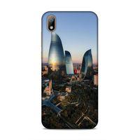 Huawei Y5 2019 Uyumlu Kılıf Azarbaijan (32) Soft Silikon Kılıf Azerbaycan Kuleleri