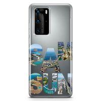Huawei P40 Pro Kılıf Samsun Gezi Arka Kapak Koruma Desenli Full Koruyucu