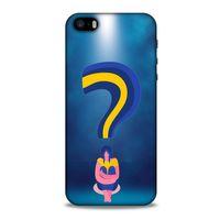 Apple iPhone SE Kılıf Depresyon (12) Koruyucu Silikon Kırmızı Bordo