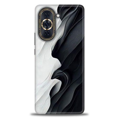 Huawei Nova 10 Pro Kılıf HD Baskılı Kılıf - Black and White + Tam Ekran Koruyucu