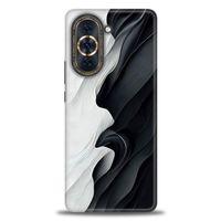 Huawei Nova 10 Pro Kılıf HD Baskılı Kılıf - Black and White + Tam Ekran Koruyucu