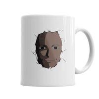 Saitama Face One Punch Man Kupa Bardak Porselen