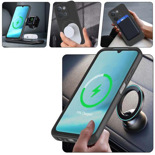 Xiaomi Redmi 15C Kılıf M-safe Şarj Özellikli Standlı Zore Samara Kapak