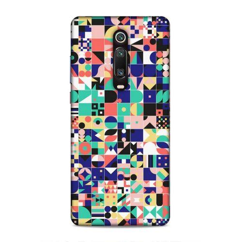 Xiaomi Mi 9T Uyumlu Kılıf Insomnia (40) Fit Silikon Kılıf Minik Kareler