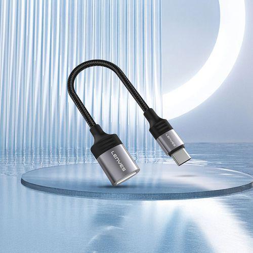 Lenyes AX122 USB to Type-C Dönüştürücü OTG Kablo