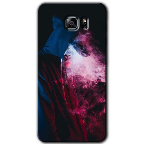 Samsung Galaxy Note 5 HD Baskılı Kılıf + 9D Tam Ekran Koruyucu - Smoke-Man