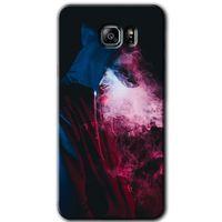 Samsung Galaxy Note 5 HD Baskılı Kılıf + 9D Tam Ekran Koruyucu - Smoke-Man