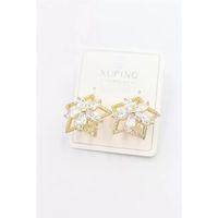 Çiçek Küpe - Altın