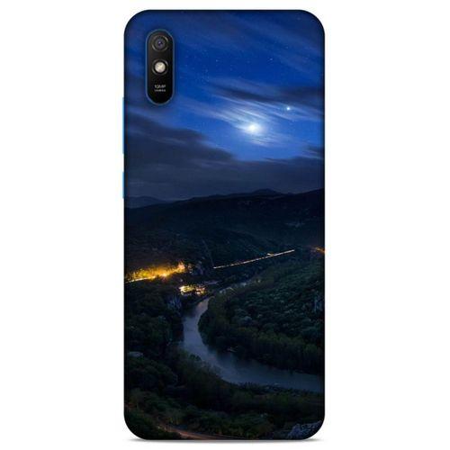 Lopard Xiaomi Redmi 9A Uyumlu Kılıf Gece'S (50) Shockproof Kılıf Şehir Işıkları
