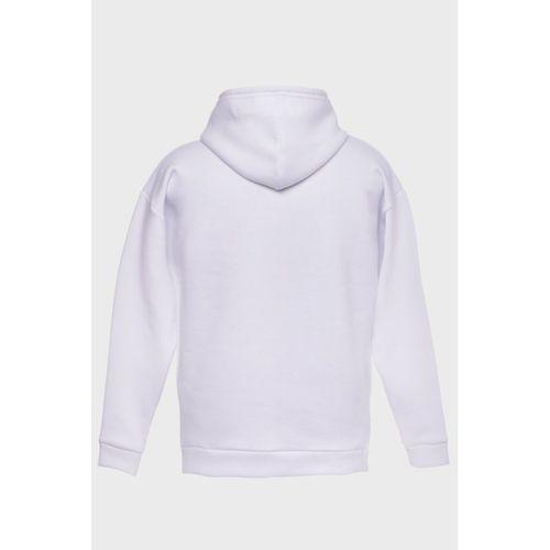 Respect Minimal Baskılı  Üç İplik Sweatshırt Oversıze Hoodıe