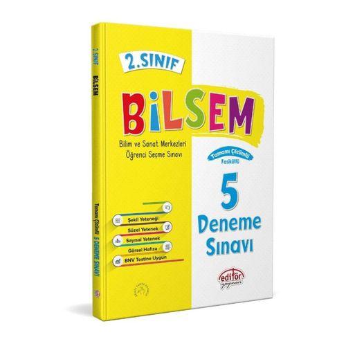 2. Sınıf Bilsem Hazırlık 5 Deneme Editör Yayınları