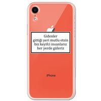 Iphone XR Kılıf HD Yazı Baskılı Silikon Arka Kapak - Yazı 4