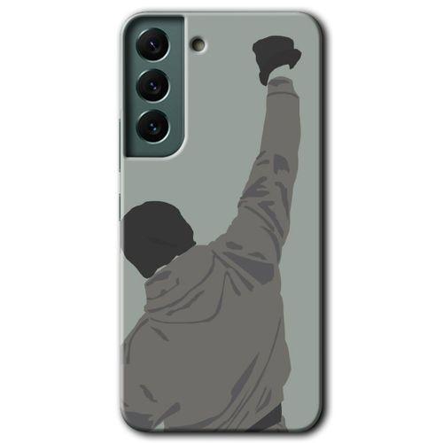 MRCİLETİSİM Samsung Galaxy S22 Plus Kılıf HD Desen Baskılı Arka Kapak + Temperli Cam - Artwork Wide