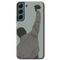 MRCİLETİSİM Samsung Galaxy S22 Plus Kılıf HD Desen Baskılı Arka Kapak + Temperli Cam - Artwork Wide