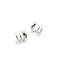 3'lü Görünümlü Küpe - Gümüş