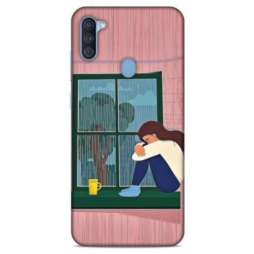 Samsung Galaxy A11 Kılıf Depresyon (18) Telefon Kılıfları Pembe Yeşil