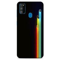 Retro (29) Desen Arka Koruma Kılıfı Renkli Samsung Galaxy M30s Kılıf