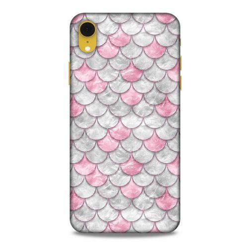 Mermer Desenli (30) Tema Silicone Case Toz Pembe Apple iPhone XR Kılıf