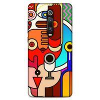 Lopard Xiaomi Mi 9T Pro Uyumlu Kılıf Soyut Sanat (8) Desenli Baskılı Kılıf