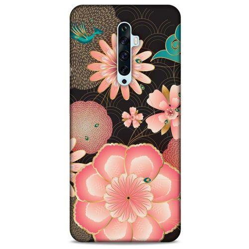 Oppo Reno 2z Kılıf Japonya (21) Koruyucu Kapak Japon Çiçekleri Vilmorin