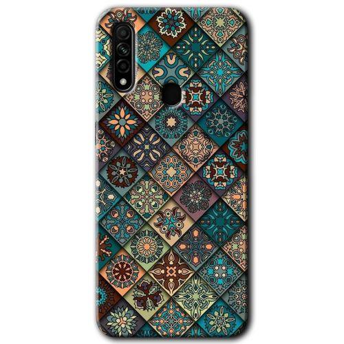 OPPO Oppo A31 Kılıf HD Desen Baskılı Arka Kapak - Mandala Desen