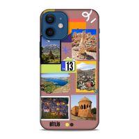Lopard Apple iPhone 12 Mini Uyumlu Kılıf Şehirli ※ (13) Bitlis Silikon Kap