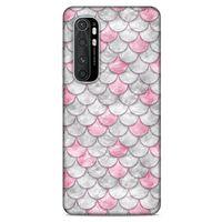 Mermer Desenli (30) Tema Silicone Case Toz Pembe Xiaomi Mi Note 10 Lite Kılıf