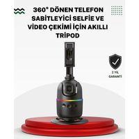 Sosyal Medya İçerikleri İçin Otomatik Yüz Takipli 360° Döner Gimbal Stand