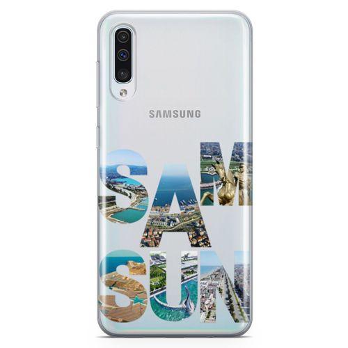 Samsung Galaxy A50 Kılıf Samsun Gezi Arka Kapak Koruma Desenli Full Koruyucu