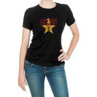 Stranger Things The Upside Down Baskılı Siyah Kadın Tshirt