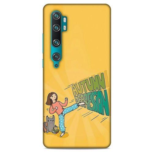 Xiaomi Mi Cc9 Pro Kılıf Depresyon (44) Tough Armor Kılıf Mor Kahve