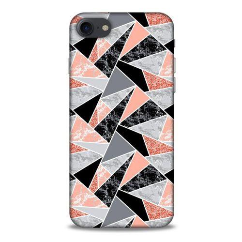 Mermer Desenli (32) Tema Soft Silikon Kılıf Bakır rengi Apple Iphone 7 Kılıf