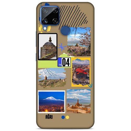 Lopard Oppo Realme C15 Uyumlu Kılıf Şehirli ※ (4) Ağrı Koruma Kılıfı