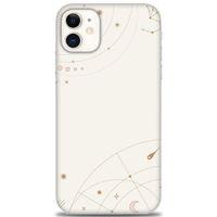 iPhone 11 Kılıf HD Baskılı Kılıf - Yıldız Haritası + Tam Ekran Koruyucu