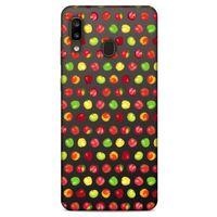 Frutix Elma 01 Samsung Galaxy A20 Kılıf Desenli Silikon