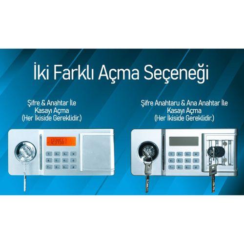 MÜHLEN Fire Safe K 880 | Yangına Dayanıklı Şifreli Çelik Kasa