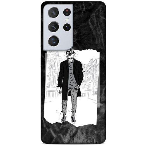 Lopard Samsung Galaxy S21 Ultra Uyumlu Kılıf Sokak Modası (77) Tasarımlı Kılıf