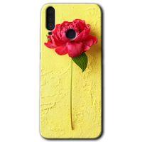 General Mobile GM 10 Kılıf HD Desen Baskılı Arka Kapak + Temperli Cam - Kırmızı Gül