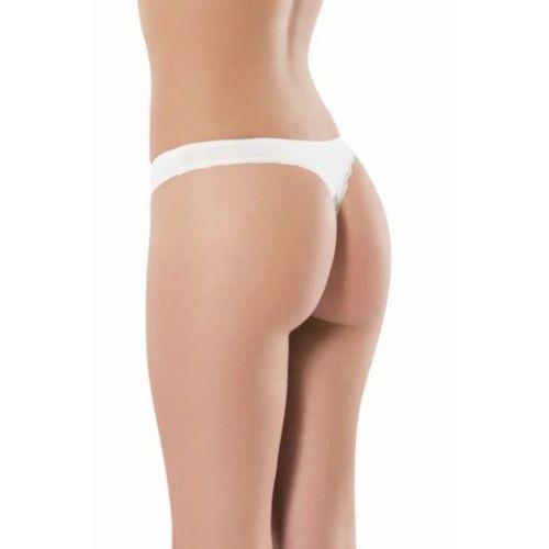 5 Adet Pamuklu Kadın Klasik Dantelli String Tanga
