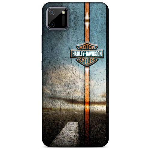 Realme C11 Uyumlu Kılıf Motorsiklet (45) Liquid Air Kılıf Harley