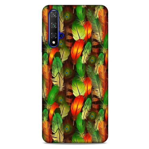 Huawei P Smart S Y8P Kılıf Desenli Özel Seri Tüyler (1) Kılıfı