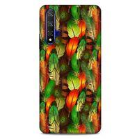 Huawei P Smart S Y8P Kılıf Desenli Özel Seri Tüyler (1) Kılıfı