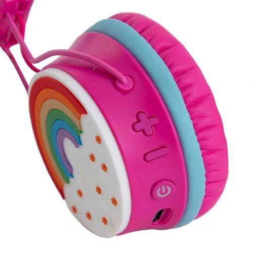 Gökkuşağı Desenli Bluetooth Kulak Üstü Kulaklık