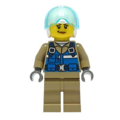 Lego Minifigür - Wildlife Rescue Pilot - Female cty1307