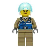 Lego Minifigür - Wildlife Rescue Pilot - Female cty1307